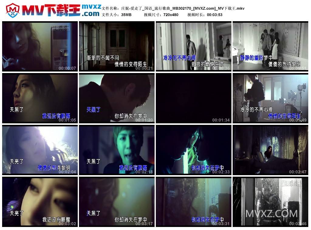 庄妮-爱走了_国语_流行歌曲_MB302170